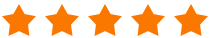 Five-star customer rating