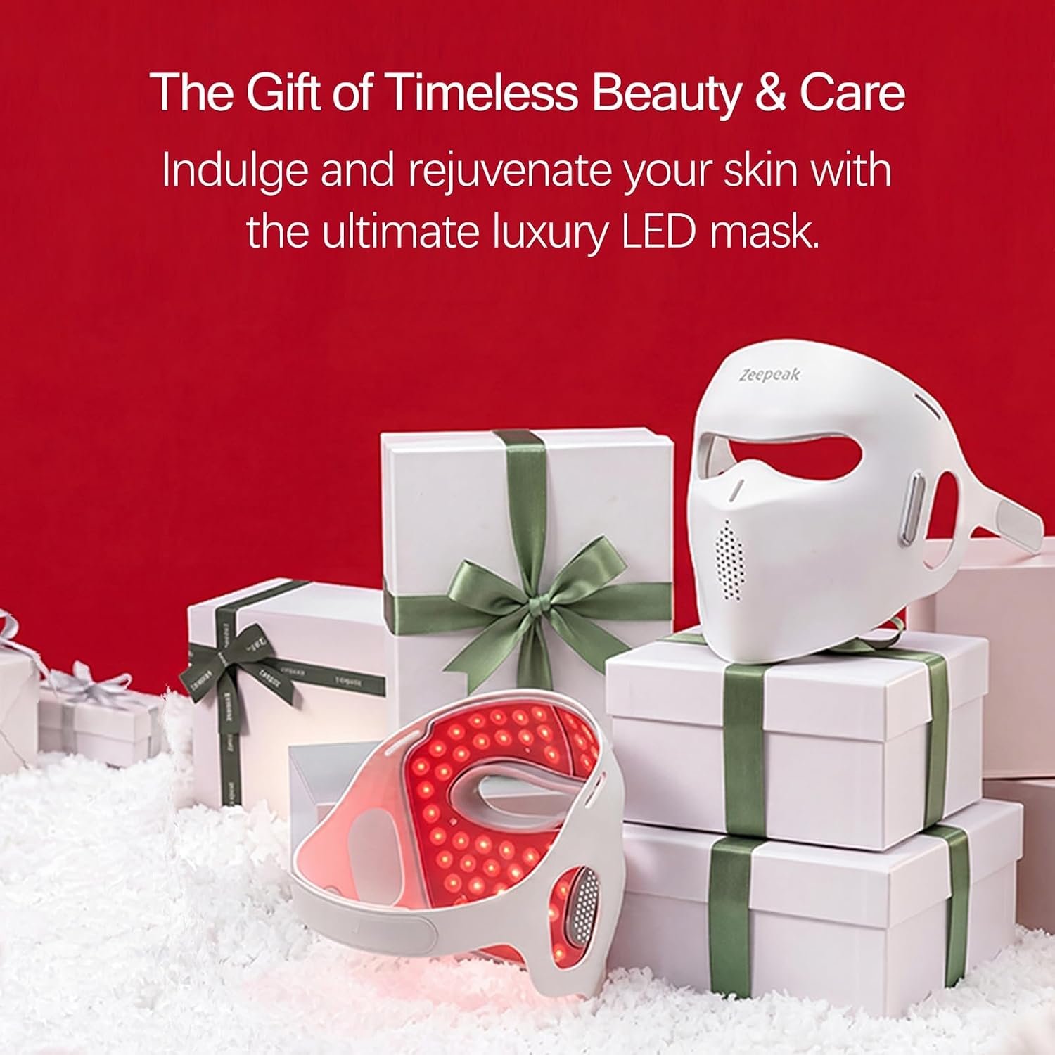 Zeepeak 3D LED Face Mask gift packaging