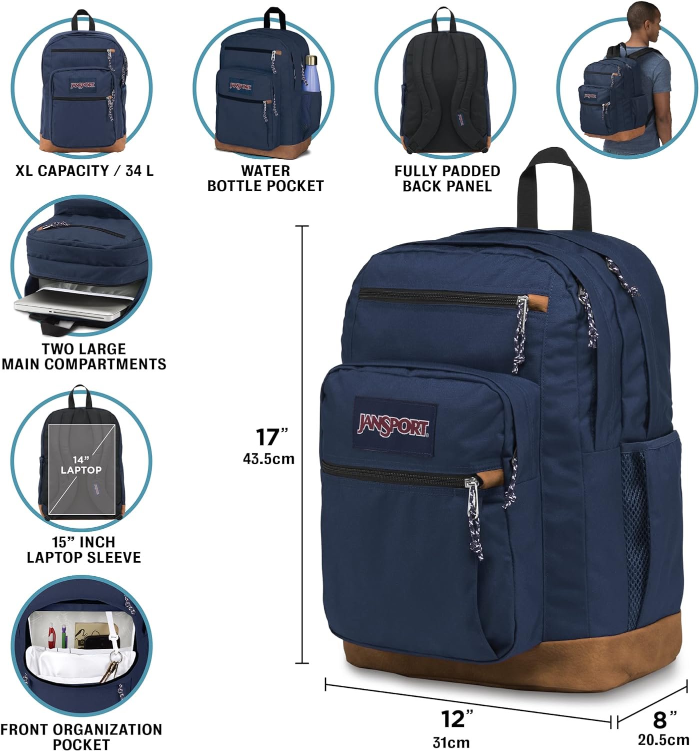 JanSport Cool Student backpack detail