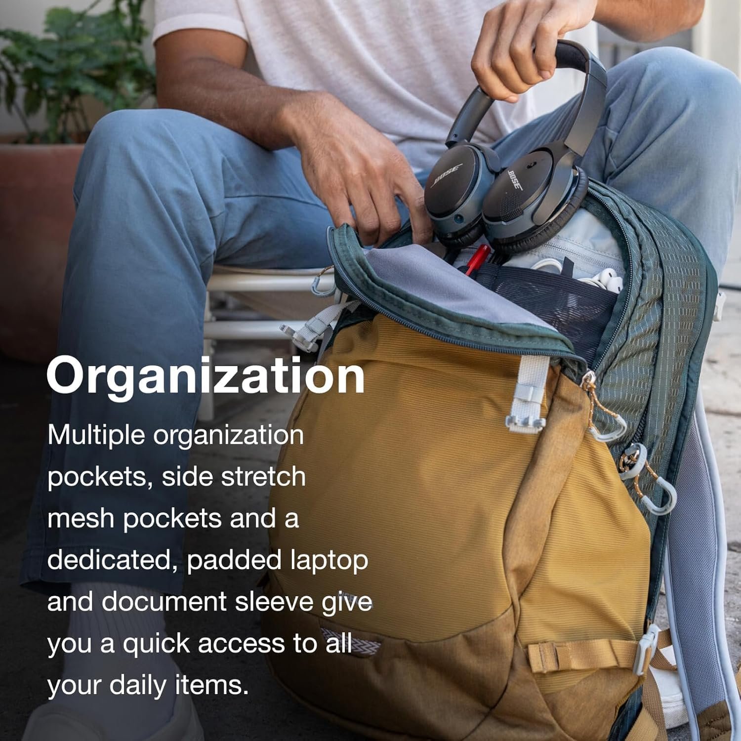 Osprey Nebula backpack organization detail