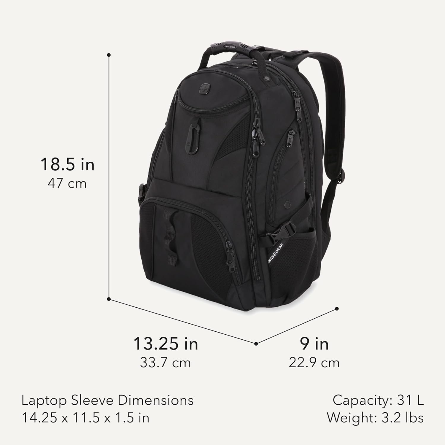 SWISSGEAR 1900 ScanSmart Laptop Backpack